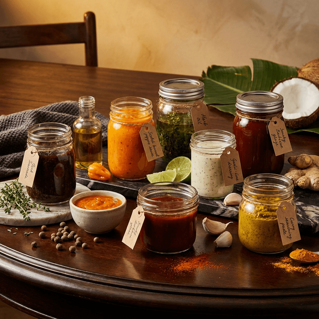 Signature sauces and marinades collection guide cover